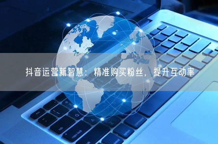 抖音运营新智慧：精准购买粉丝，提升互动率
