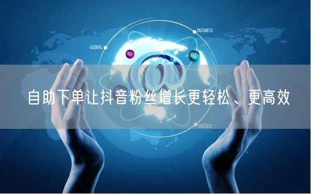 自助下单让抖音粉丝增长更轻松、更高效