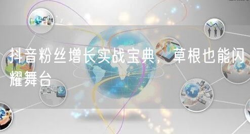 抖音粉丝增长实战宝典，草根也能闪耀舞台
