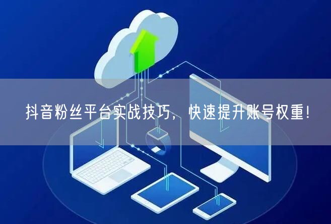 抖音粉丝平台实战技巧，快速提升账号权重！